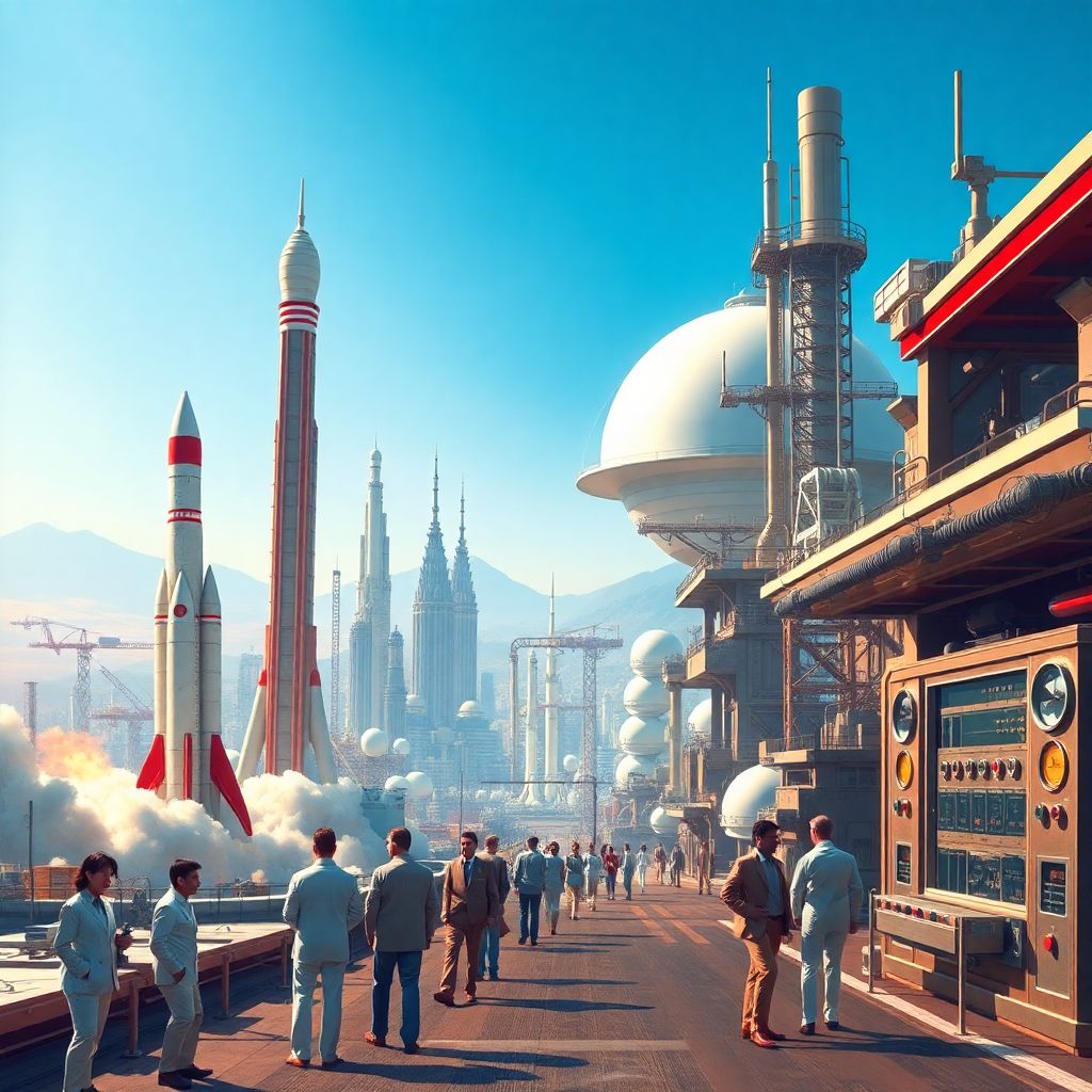 Изображение будущего в фантастических сериалах разных десятилетий