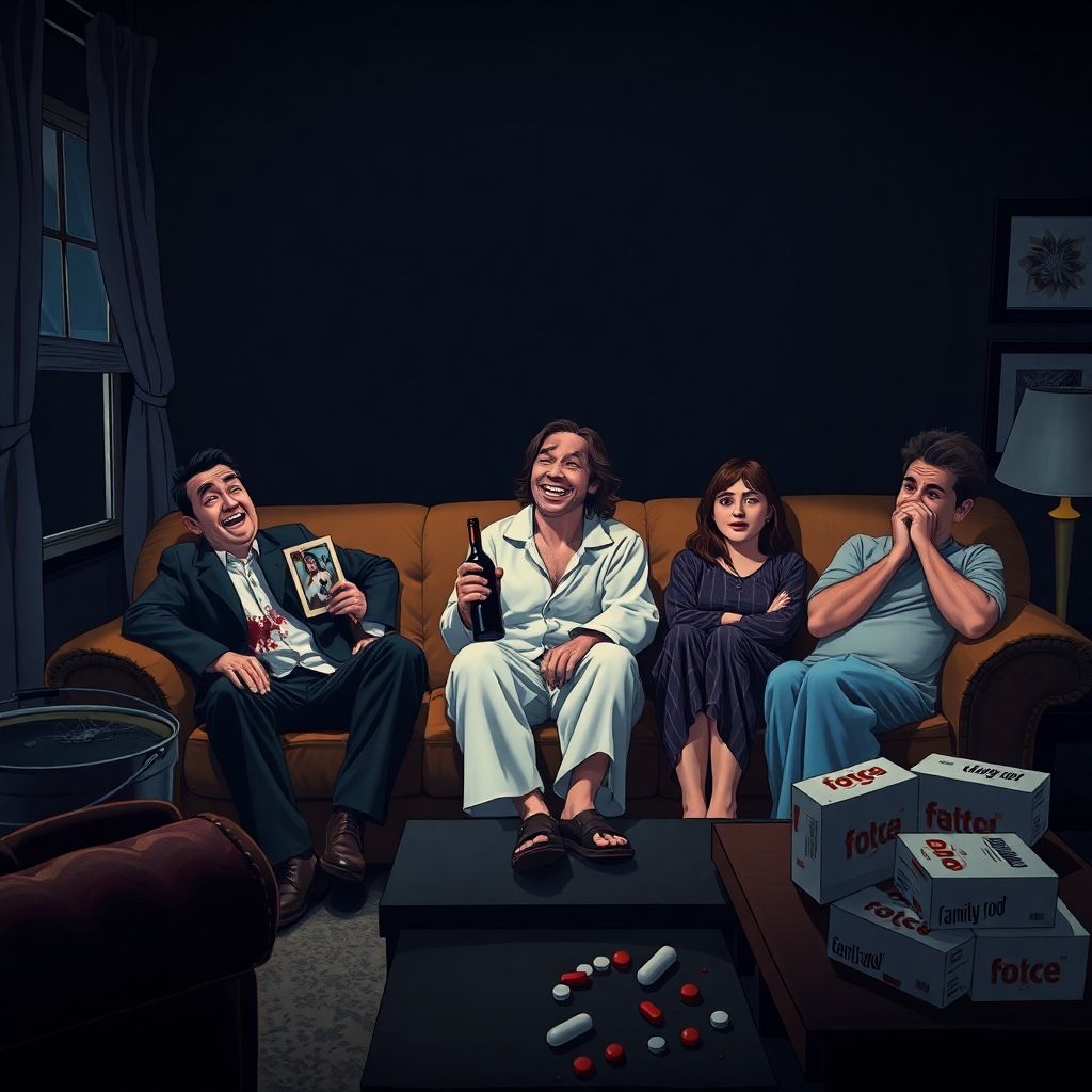 Тёмная комедия в сериалах: как работают истории, где смешно и страшно