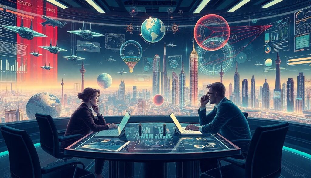 Фантастика как зеркало общества: социальные темы, скрытые за инопланетянами и технологиями - иллюстрация