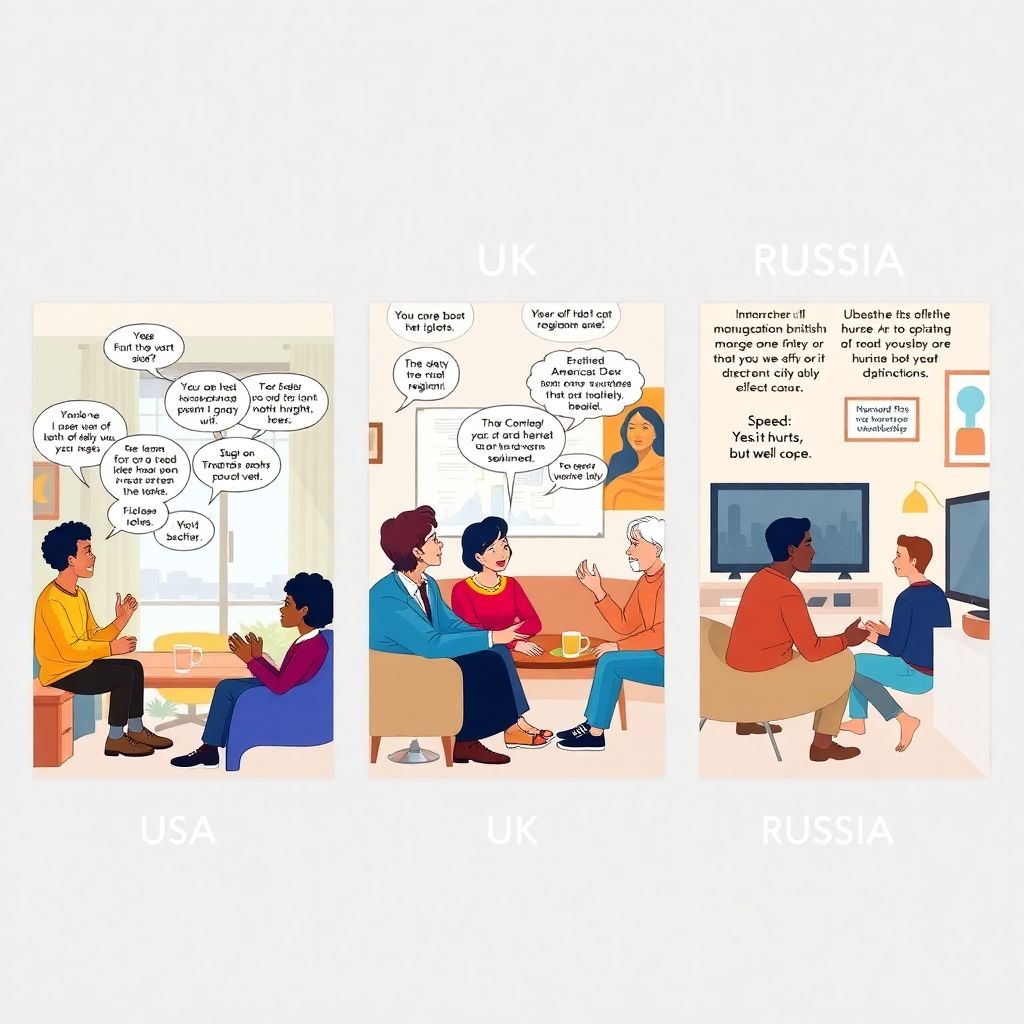 Юмор без границ: сравнение американских, британских и российских комедийных сериалов