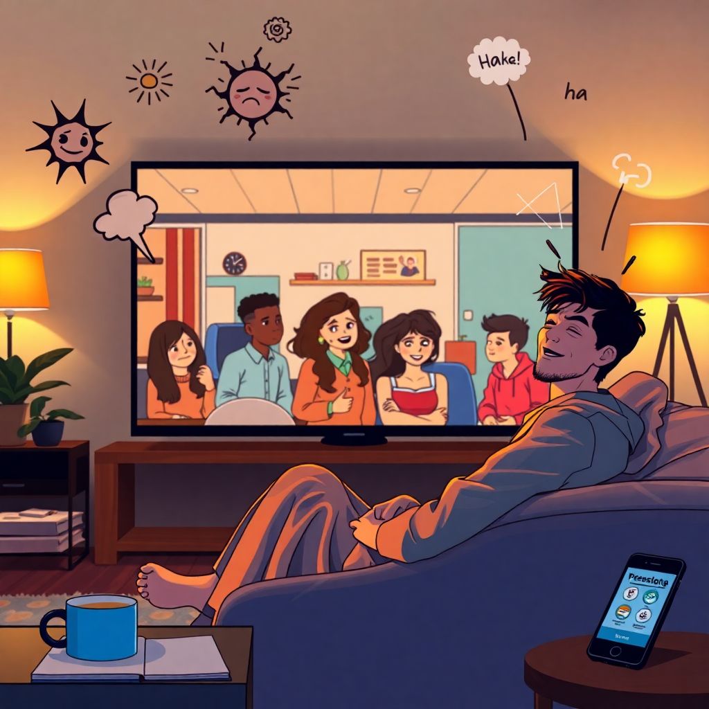 Юмор в комедийных сериалах: как сцены и шутки помогают пережить стресс