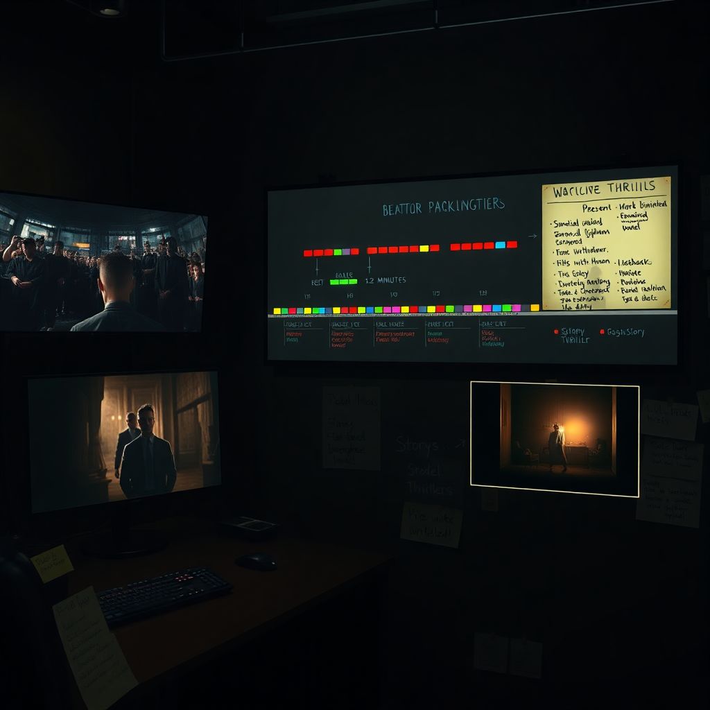 Как триллеры удерживают зрителя: темп, монтаж и клиффхэнгеры до финального кадра