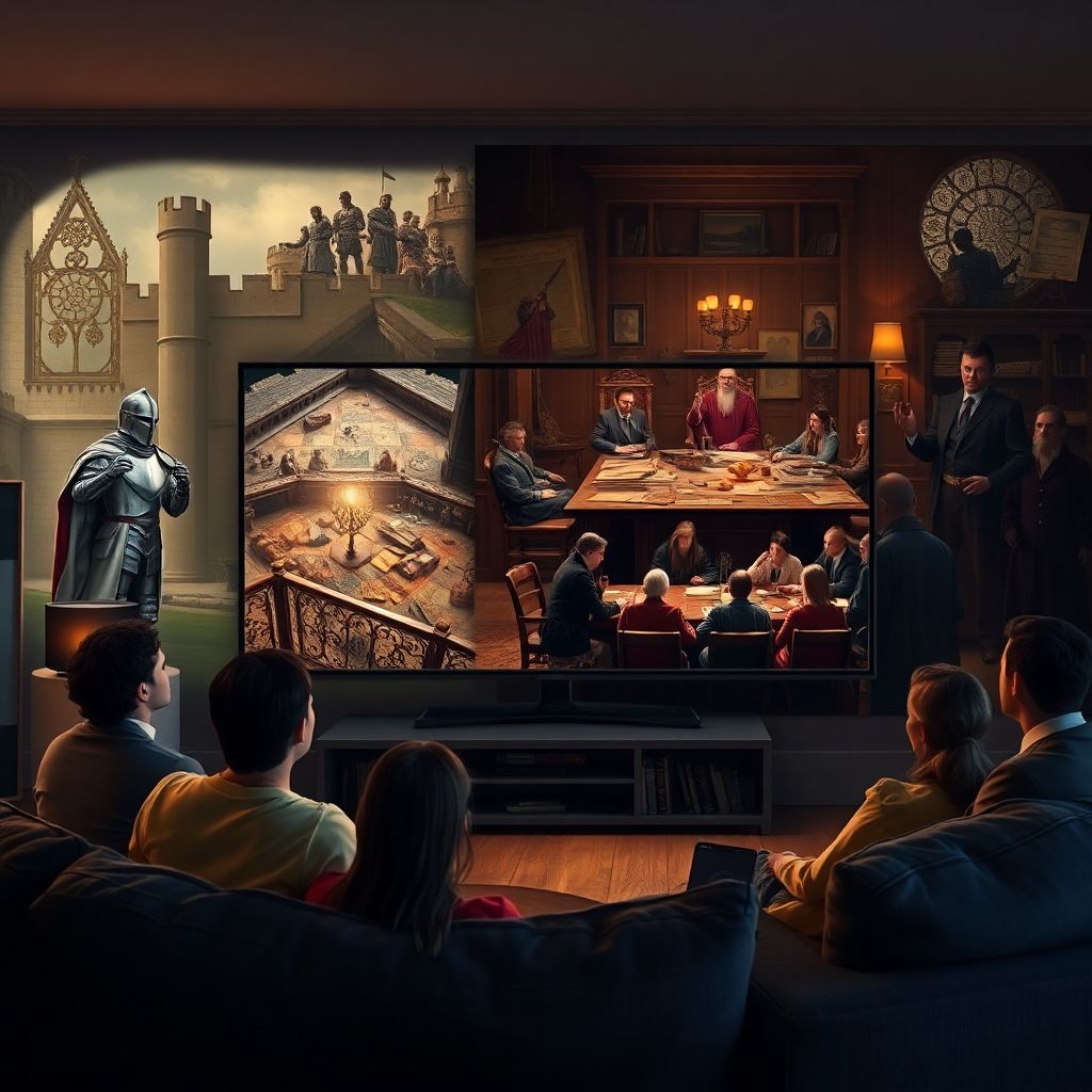 Как меняется образ истории в сериалах от рыцарских саг до политических драм