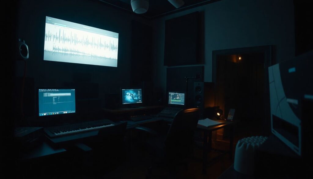 Как сериалы-триллеры используют музыку и звук для создания напряжения - иллюстрация