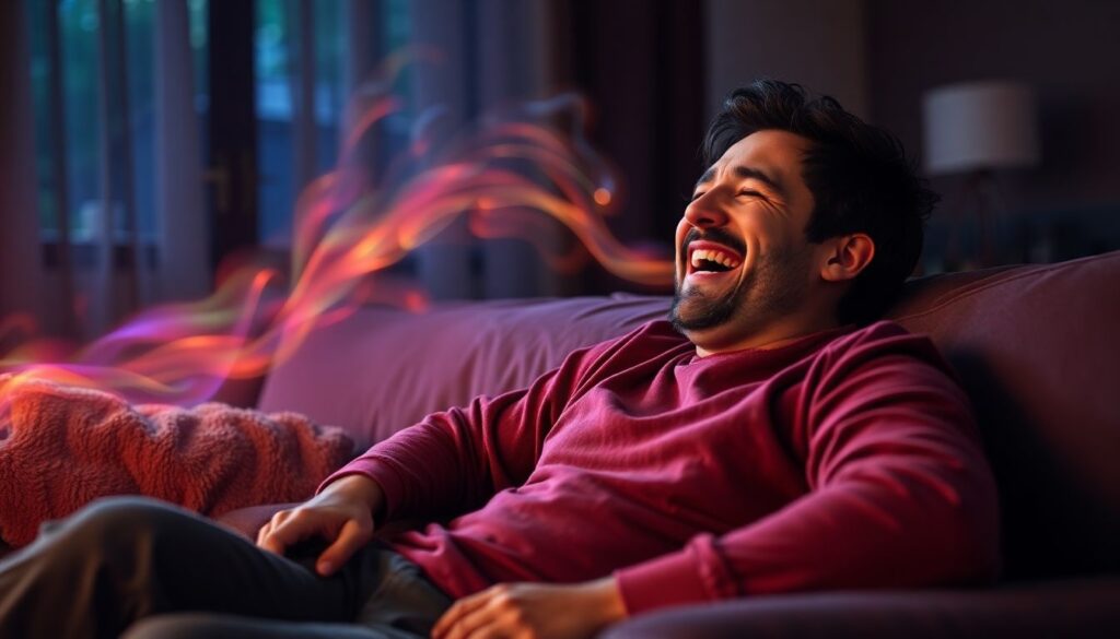 Смех сквозь кадр: как комедийные сериалы помогают пережить стресс и выгорание - иллюстрация